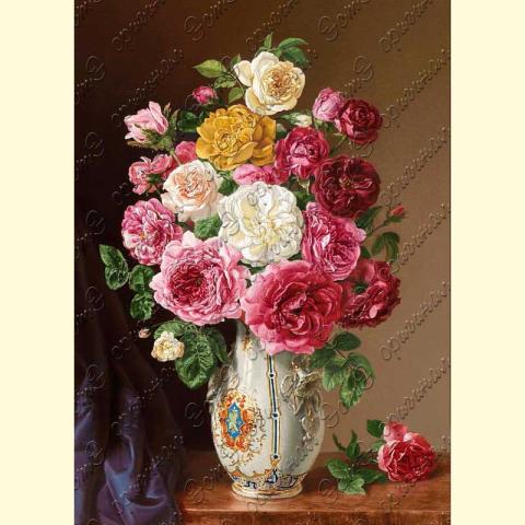 Скрин - компьютерное изображение схемы вышивки