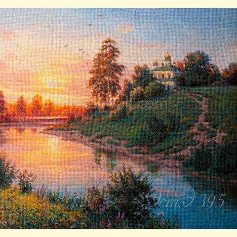 Вышивка  - ткань: Аида 18 ct, техника: крестик в 2 нитки<br>Автор вышивки: Ольга Кравченко