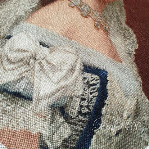 Вышивка  - ткань: Страмин-Конгресс 24 ct, техника: петит-полукрест <br>Автор вышивки: Елена Корсакова (Loreley)