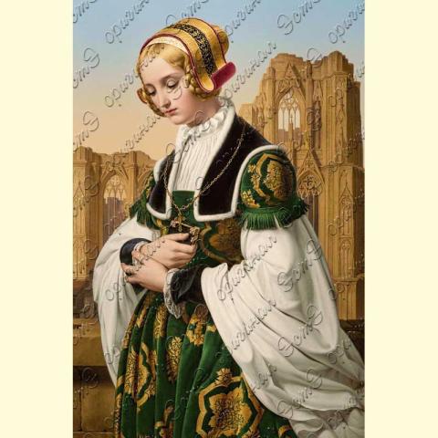 Оригинал схемы - отредактированная репродукция картины