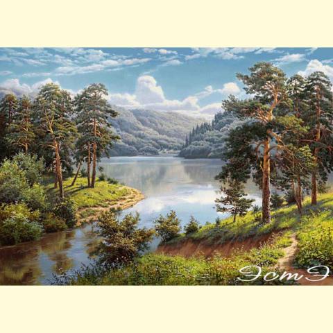 Скрин - компьютерное изображение схемы вышивки