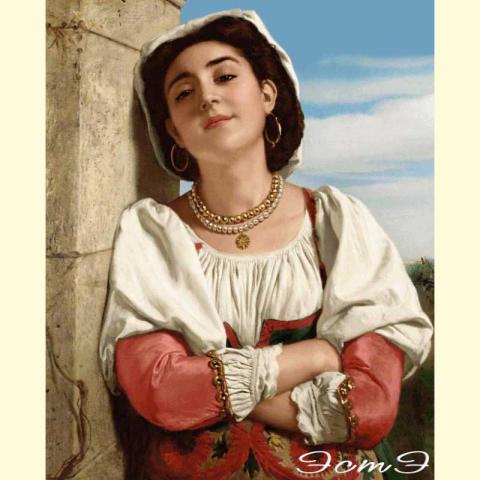 Скрин - компьютерное изображение схемы вышивки