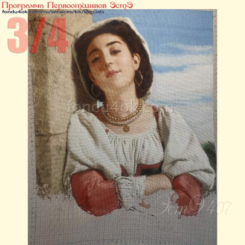 Вышивка  - ткань: Линда 27 ct, техника: петит-поинт <br>Автор вышивки: Екатерина Мусатова  (GattoC)<br>Программа Первоотшивов 2022, приз 3/4 работы