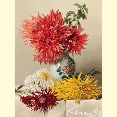 Скрин - компьютерное изображение схемы вышивки