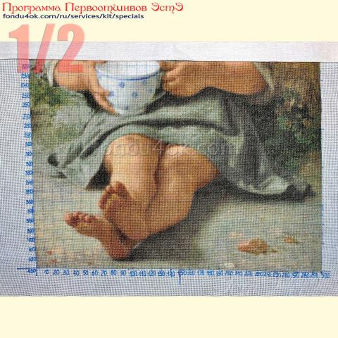 Вышивка  - ткань: Лугана 25 ct, техника: петит-поинт <br>Автор вышивки:Ветютнева Татьяна (tanja_v)<br>Программа Первоотшивов 2022, приз 1/2 работы