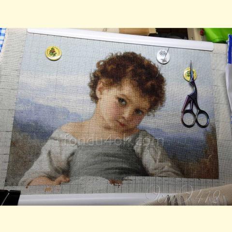 Вышивка  - ткань: Лугана 25 ct, техника: петит-поинт <br>Автор вышивки:Елена Калуцких