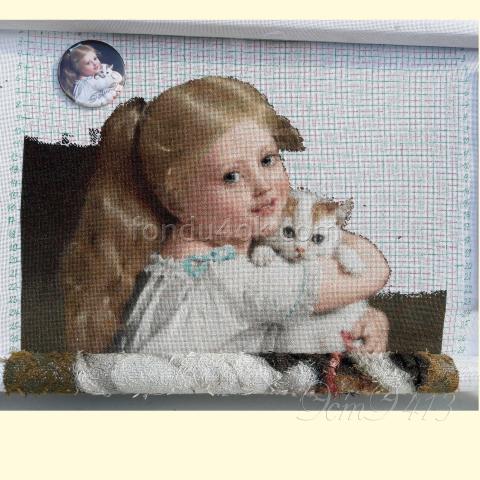 Вышивка  - ткань: Страмин-Конгресс 24 ct, техника: петит/полукрест <br>Автор вышивки: Алла Доменко (domenkoalla)