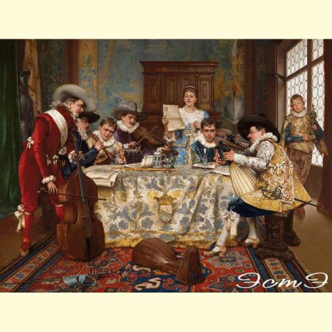 Скрин - компьютерное изображение схемы вышивки