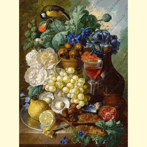 Оригинал схемы - отредактированная репродукция картины