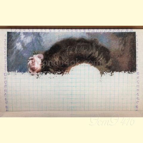 Вышивка  - ткань: Сетка 25 ct, техника: петит/полукрест <br>Автор вышивки: Инна Демиденко