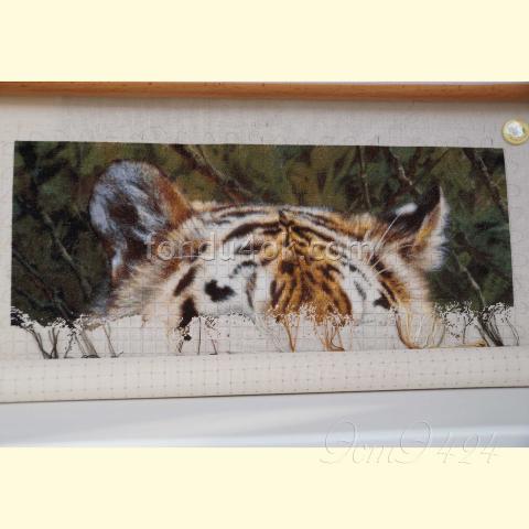 Вышивка  - ткань: Конгресс Страмин 24 ct, техника: петит/полукрест <br>Автор вышивки: Елена Ватрова