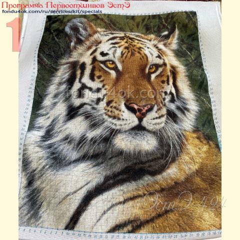 Вышивка  - ткань: Конгресс Страмин 24 ct, техника: петит/полукрест <br>Автор вышивки: Резеда Сабитова<br>Программа Первоотшивов 2022