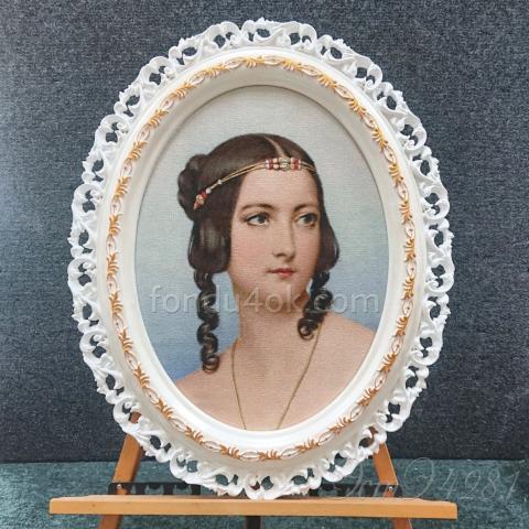 Оформление: багетная мастерская "Палитра". Вышивка  - ткань: Аида 18 ct, техника: крестик в 2 нитки<br>Автор вышивки: Ольга Дьячкова (olgahendel)