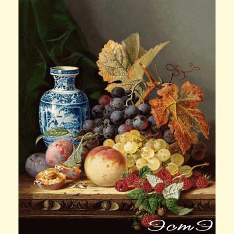 Скрин - компьютерное изображение схемы вышивки