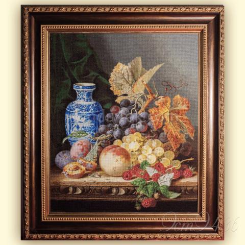 Вышивка в оформлении - ткань: Аида 18ct, техника: крестик в 2 нитки<br>Автор вышивки: Ольга Иванчикова (Sol)