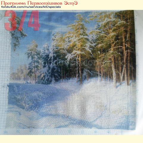 Вышивка  - ткань: Лугана 25 ct, техника: петит-поинт <br>Автор вышивки: Людмила Пинаева (люпин)<br>Программа Первоотшивов 2025, приз 3/4 работы