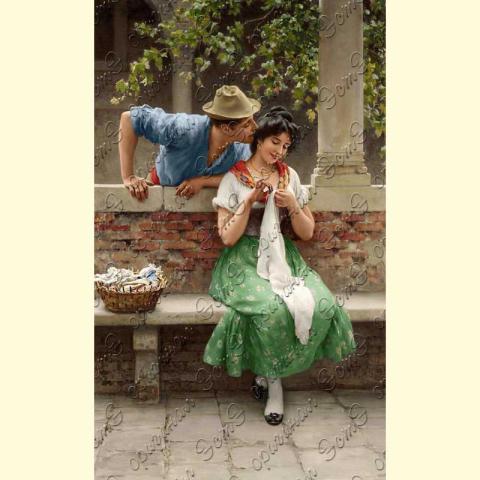 Оригинал схемы - отредактированная репродукция картины