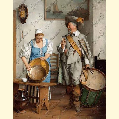 Оригинал схемы - отредактированная репродукция картины