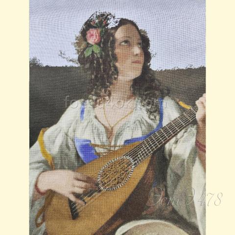 Вышивка  - ткань: Конгресс-страмин 24 ct, техника: петит-полукрест <br>Автор вышивки: Татьяна Федина (tatusha)