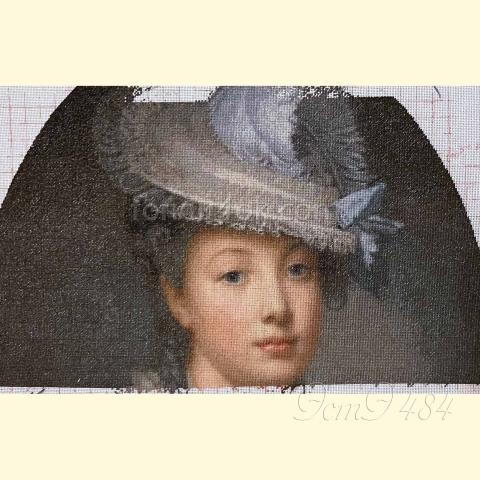 Вышивка  - ткань: Лугана 25 ct, техника: петит-полукрест <br>Автор вышивки: Екатерина Михеева