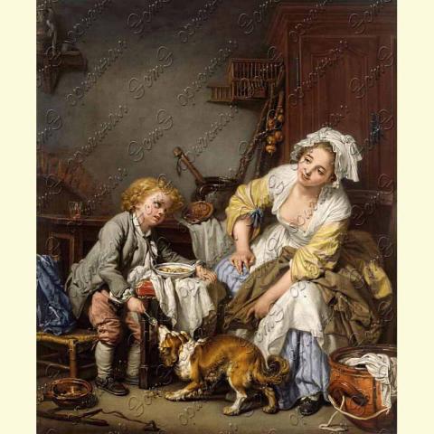 Оригинал схемы - отредактированная репродукция картины