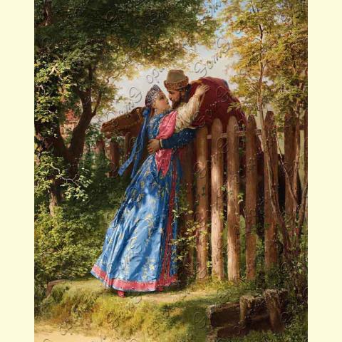 Оригинал схемы - отредактированная репродукция картины