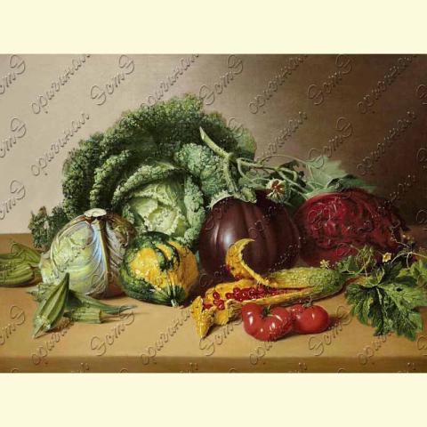 Оригинал схемы - отредактированная репродукция картины