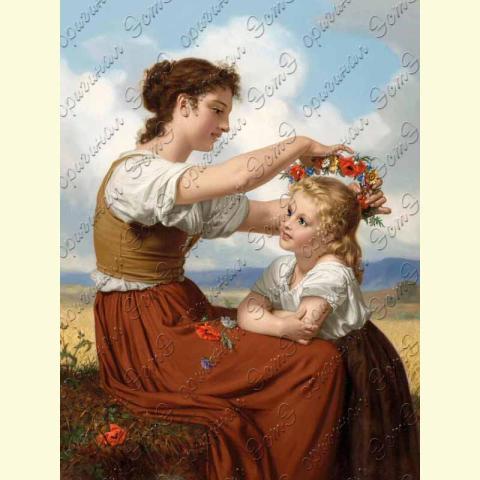 Оригинал схемы - отредактированная репродукция картины