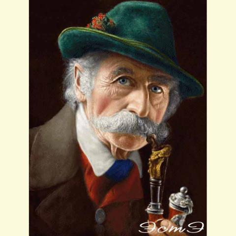 Скрин - компьютерное изображение схемы вышивки