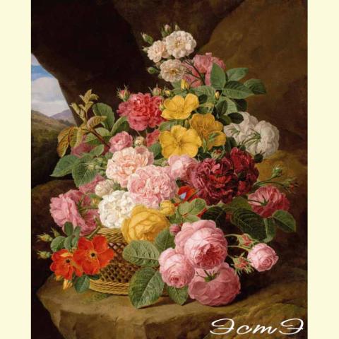 Скрин - компьютерное изображение схемы вышивки