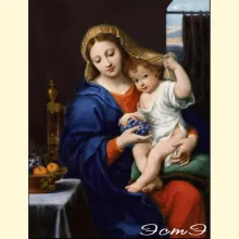 Скрин - компьютерное изображение схемы вышивки