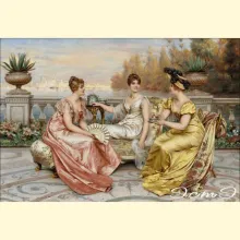 Скрин - компьютерное изображение схемы вышивки