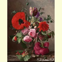 Скрин - компьютерное изображение схемы вышивки