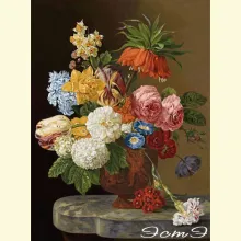 Скрин - компьютерное изображение схемы вышивки