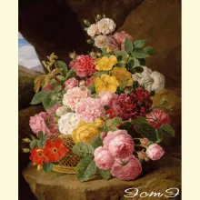 Скрин - компьютерное изображение схемы вышивки